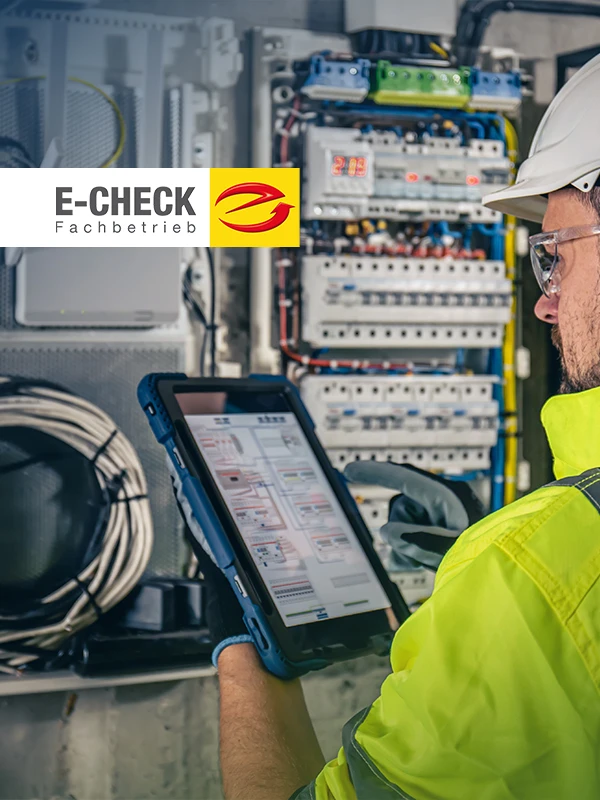 Elektrofachbetrieb bei Wartung und Reparatur technischer Anlagen